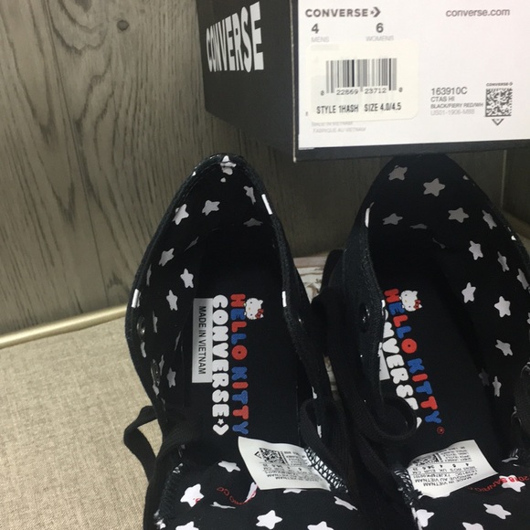 Converse CTAS Hi black/fiery red/white - Picture 8 of 8